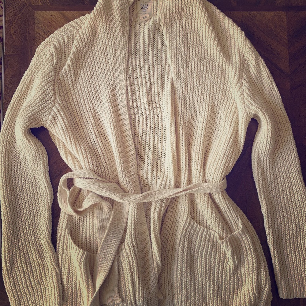 Cozy Billabong Cardigan with tie